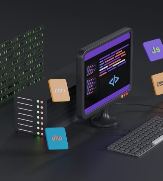 a computer with a keyboard and mouse